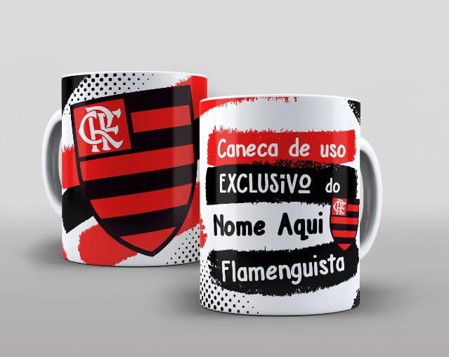 Caneca personalizada Flamengo